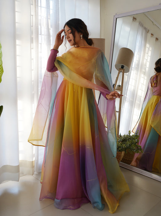 "Rabba Dark Anarkali: A Symphony of Elegance and Style"