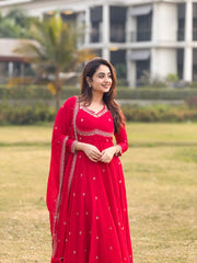 Aanya Red Suit