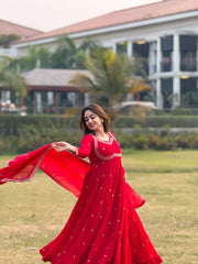 Aanya Red Suit