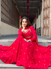 Aanya Red Suit
