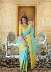 Zari Weaving Silk Kanjivaram Saree