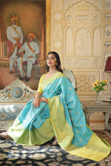 Zari Weaving Silk Kanjivaram Saree