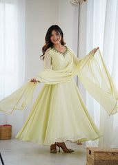 Pista Grace Anarkali Set