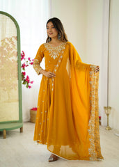 Get Your Perfect Twirl In This Mustard Glow Anarkali