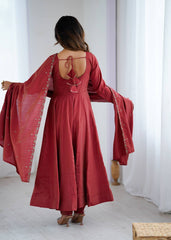 Regal Shimmer Embroidered Suit