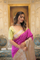 Sovereign Kanjivaram Silk Zari Weaving Worked Saree