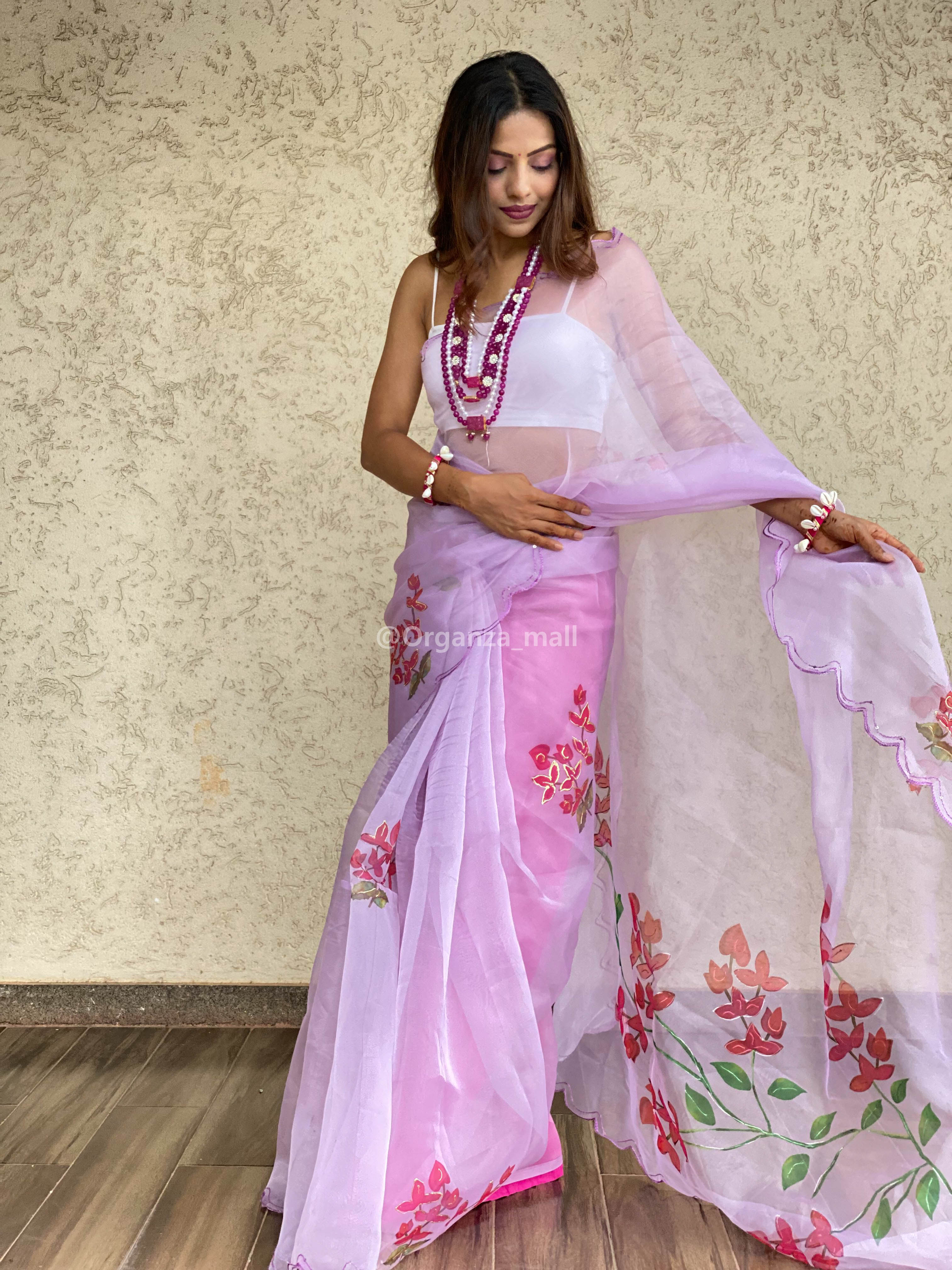 seymore Print Pink Casual Saree with Printed Saree - (Karuna3-3764) in  Hardoi at best price by Shree Balaji Sarees - Justdial